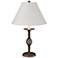 Twist Basket 25.5" High Bronze Table Lamp With Natural Anna Shade