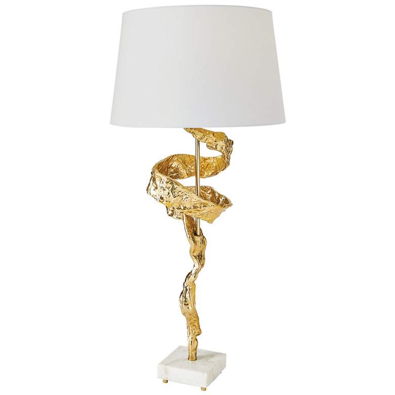 Image 1 Twist Lamp-Brass