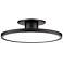 Twist-N-Lite 2.88"H x 11"W 1-Light Semi-Flush Mount in Black