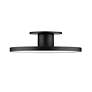 Thumbnail3 of Twist-N-Lite 2.88"H x 11"W 1-Light Semi-Flush Mount in Black more views