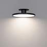 Thumbnail4 of Twist-N-Lite 2.88"H x 11"W 1-Light Semi-Flush Mount in Black more views
