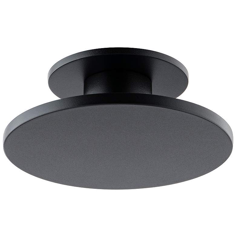 Image 1 Twist-N-Lite 2.88"H x 8"W 1-Light Semi-Flush Mount in Black