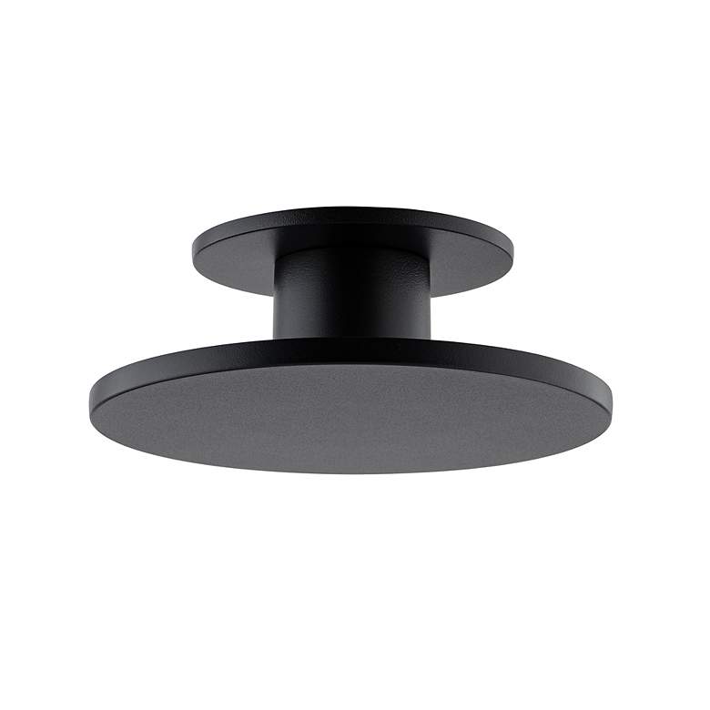 Image 2 Twist-N-Lite 2.88"H x 8"W 1-Light Semi-Flush Mount in Black more views