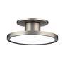 2_Twist-N-Lite 2.88"H x 8"W 1-Light Semi-Flush Mount in Brushed Nickel more views
