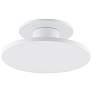 1_Twist-N-Lite 2.88"H x 8"W 1-Light Semi-Flush Mount in White