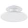 Twist-N-Lite 2.88"H x 8"W 1-Light Semi-Flush Mount in White