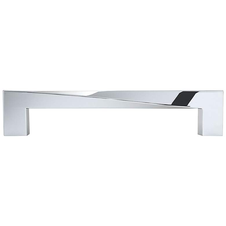 Image 1 Twist Polished Chrome Metal 12 3/4" Wide Appliance Pull