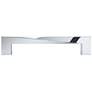 Twist Polished Chrome Metal 12 3/4" Wide Appliance Pull