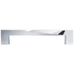 Twist Polished Chrome Metal 5 1/2" Wide Cabinet Pull