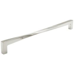 Twist Polished Nickel Metal 12 3/4" Wide Appliance Pull
