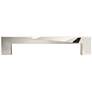 Twist Polished Nickel Metal 5 1/2" Wide Cabinet Pull