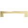 Twist Satin Brass Metal 12 3/4" Wide Appliance Pull