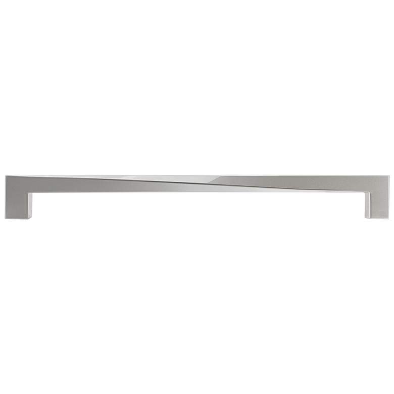 Image 1 Twist Satin Nickel Metal 18 3/4" Wide Appliance Pull