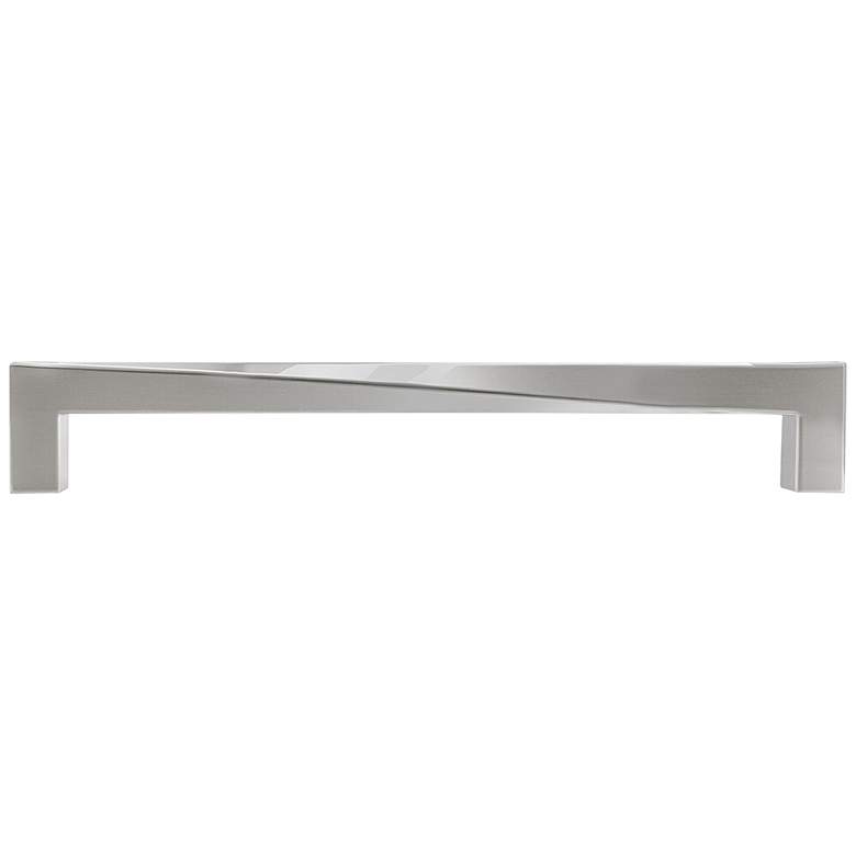 Image 1 Twist Satin Nickel Metal 8 1/2" Wide Cabinet Pull