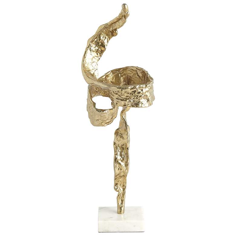 Image 1 Twist Sculpture-Brass