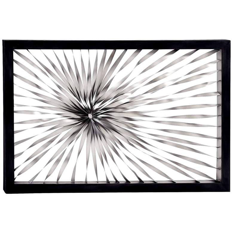 Image 2 Twisted Sunburst 60 inch Wide Metal Wall Art