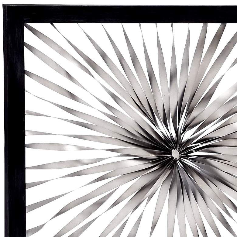 Image 3 Twisted Sunburst 60 inch Wide Metal Wall Art more views