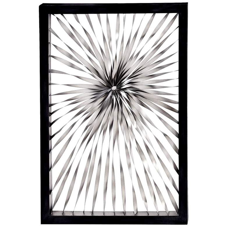 Image 4 Twisted Sunburst 60 inch Wide Metal Wall Art more views