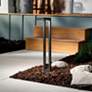 Thumbnail1 of Two Arm 22" High Textured Architectural Bronze Path Light