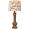 Two Birds Twisted Base Table Lamp