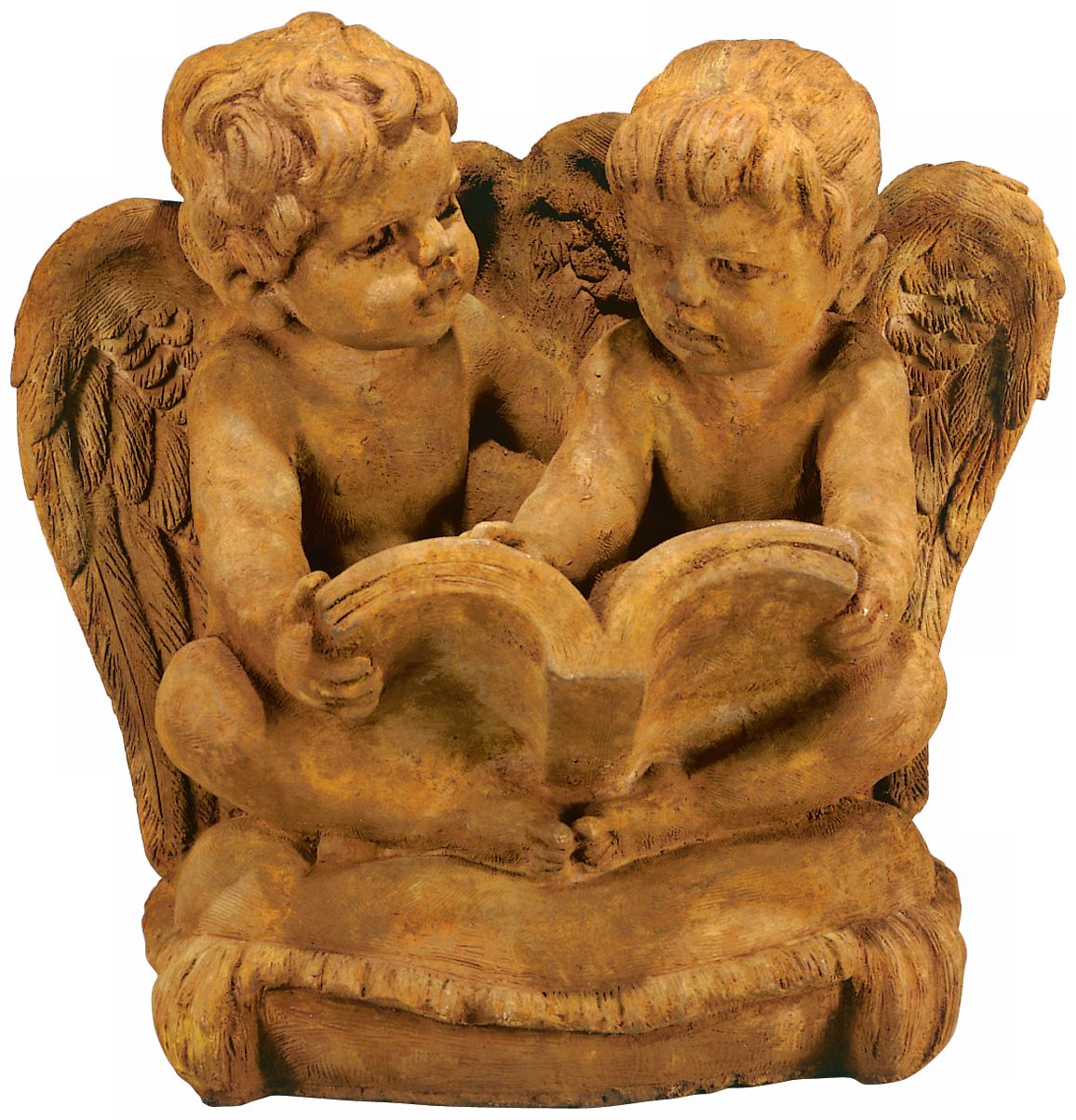 Two Cherubs Reading 15 1/2