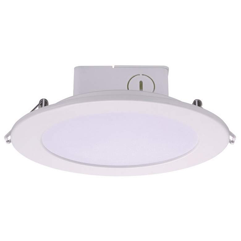 Image 1 Two Color Adjustable 4"  LED Recessed J-Box Downlight