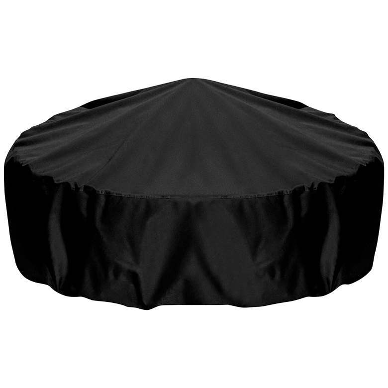 Image 1 Two Dogs Designs 80" Black Outdoor Fire Pit Cover