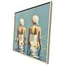 2_Two Friends at the Beach 42"W x 42"H Canvas more views