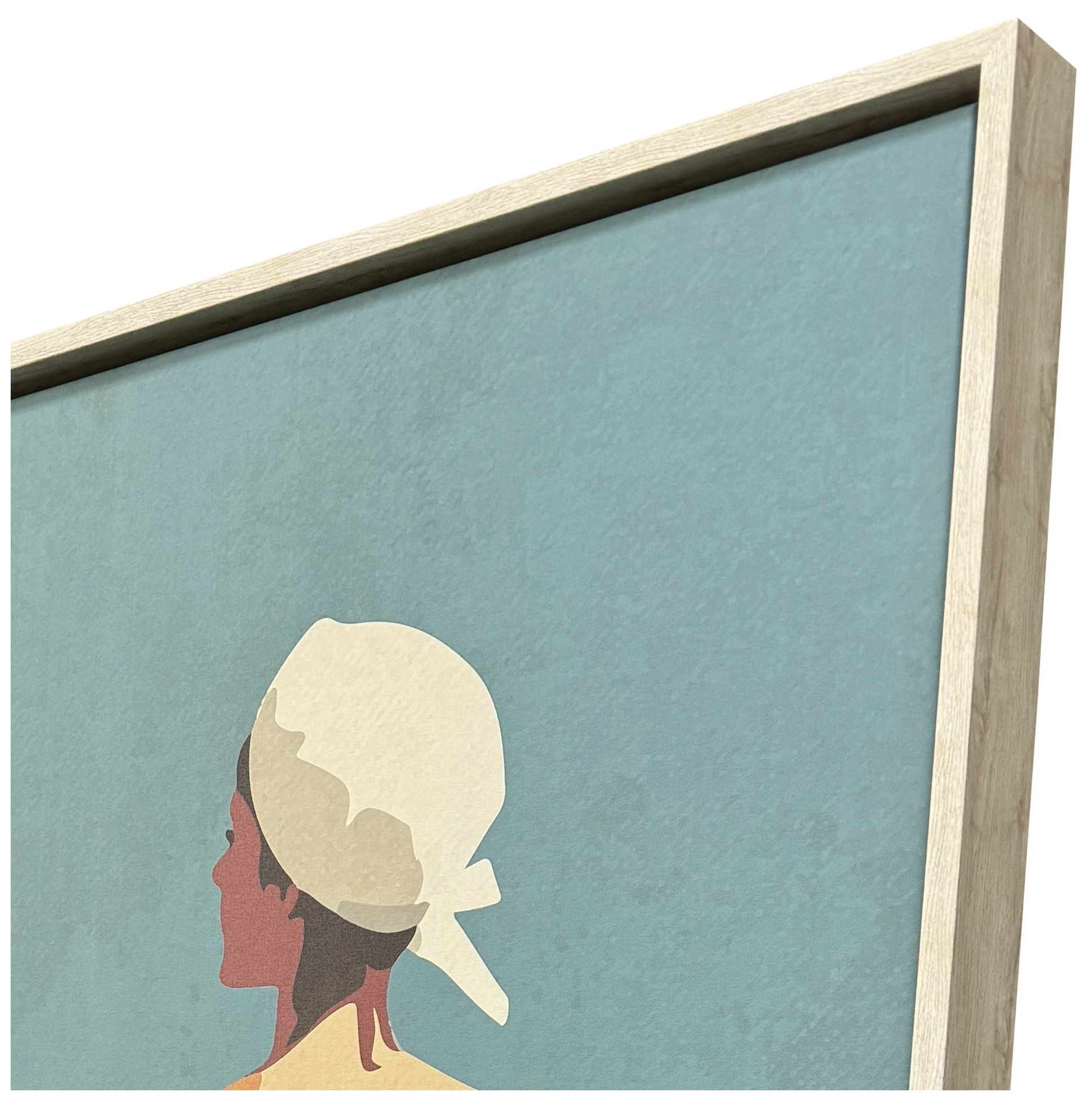 Image 3 Two Friends at the Beach 42"W x 42"H Canvas more views