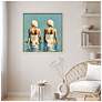 4_Two Friends at the Beach 42"W x 42"H Canvas more views