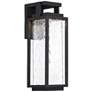Two If By Sea 18"H x 6"W 1-Light Outdoor Wall Light in Black