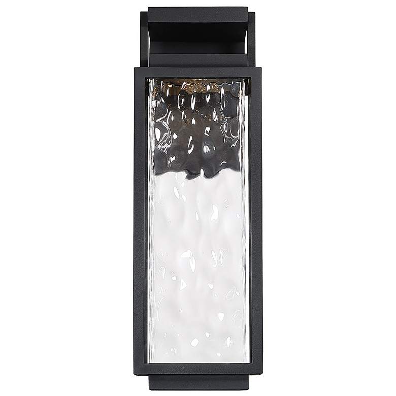 Image 4 Two If By Sea 18 inchH x 6 inchW 1-Light Outdoor Wall Light in Black more views