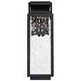 Two If By Sea 18"H x 6"W 1-Light Outdoor Wall Light in Black