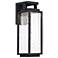 Two If By Sea 25"H x 7"W 1-Light Outdoor Wall Light in Black