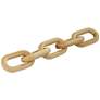 Twyster 16 1/2" Wide Matte Natural Wood Chain Sculpture in scene