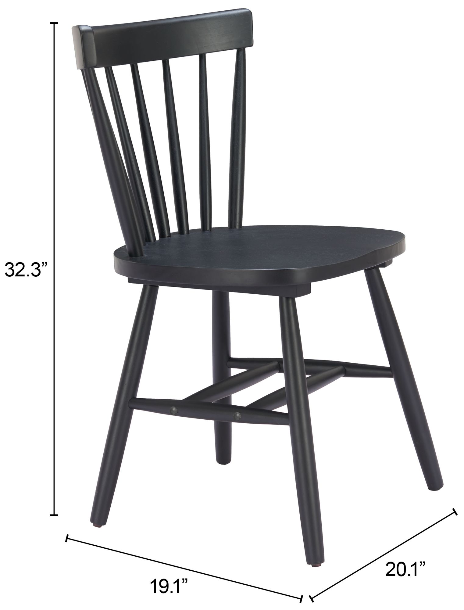 Image 7 Tyce Dining Chair (Set of 2) Black more views