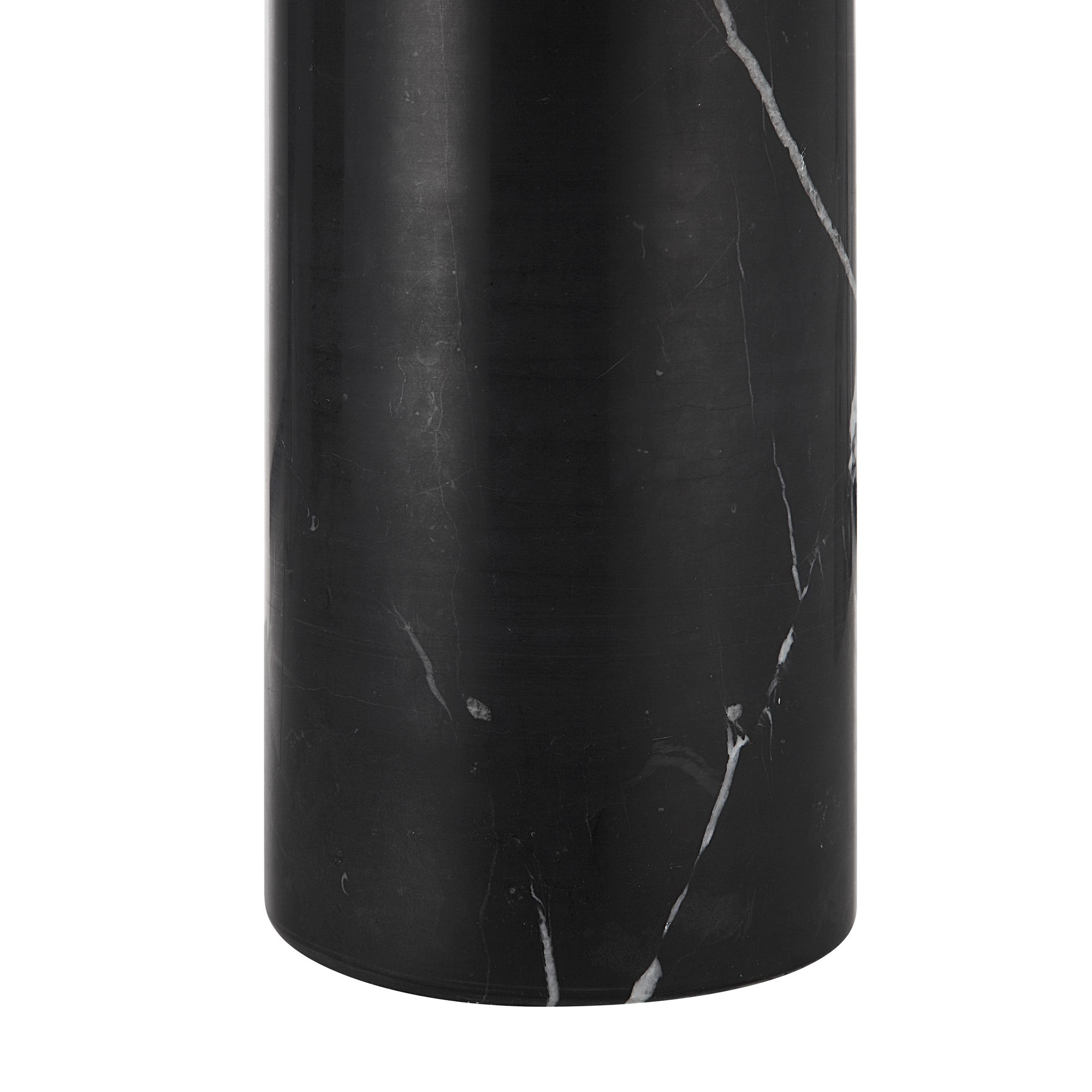 Image 3 Tyne Matte Black Marble Bottle Table Lamp more views