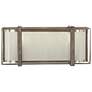 Tyson&#39;s Gate 16"W Brushed Nickel with Shale Wood Bath Light