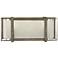 Tyson's Gate 16"W Brushed Nickel with Shale Wood Bath Light