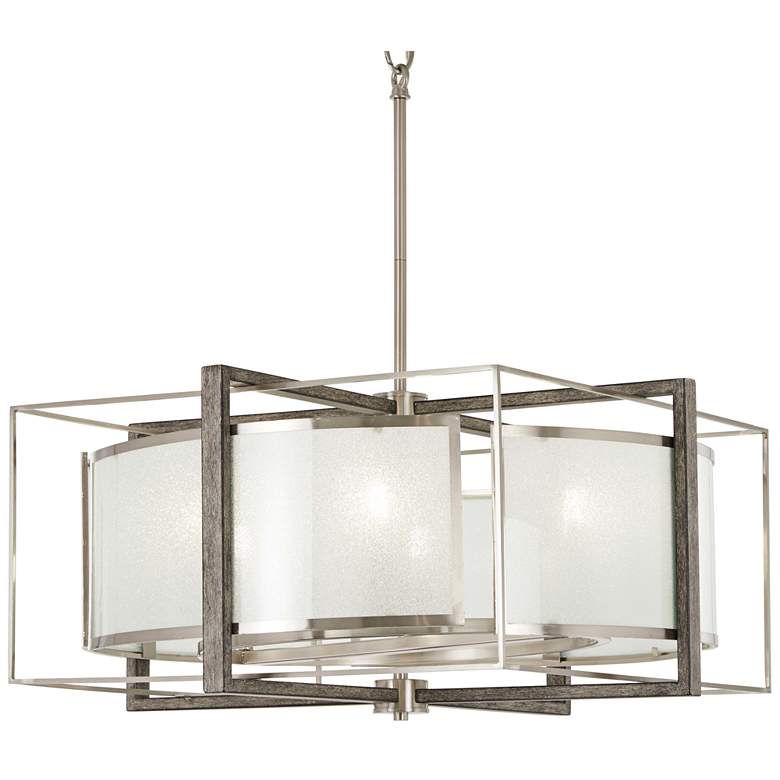 Tyson&#39;s Gate 24&quot; Wide Brushed Nickel Pendant Light