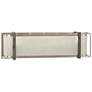 Tyson&#39;s Gate 24"W Brushed Nickel with Shale Wood Bath Light