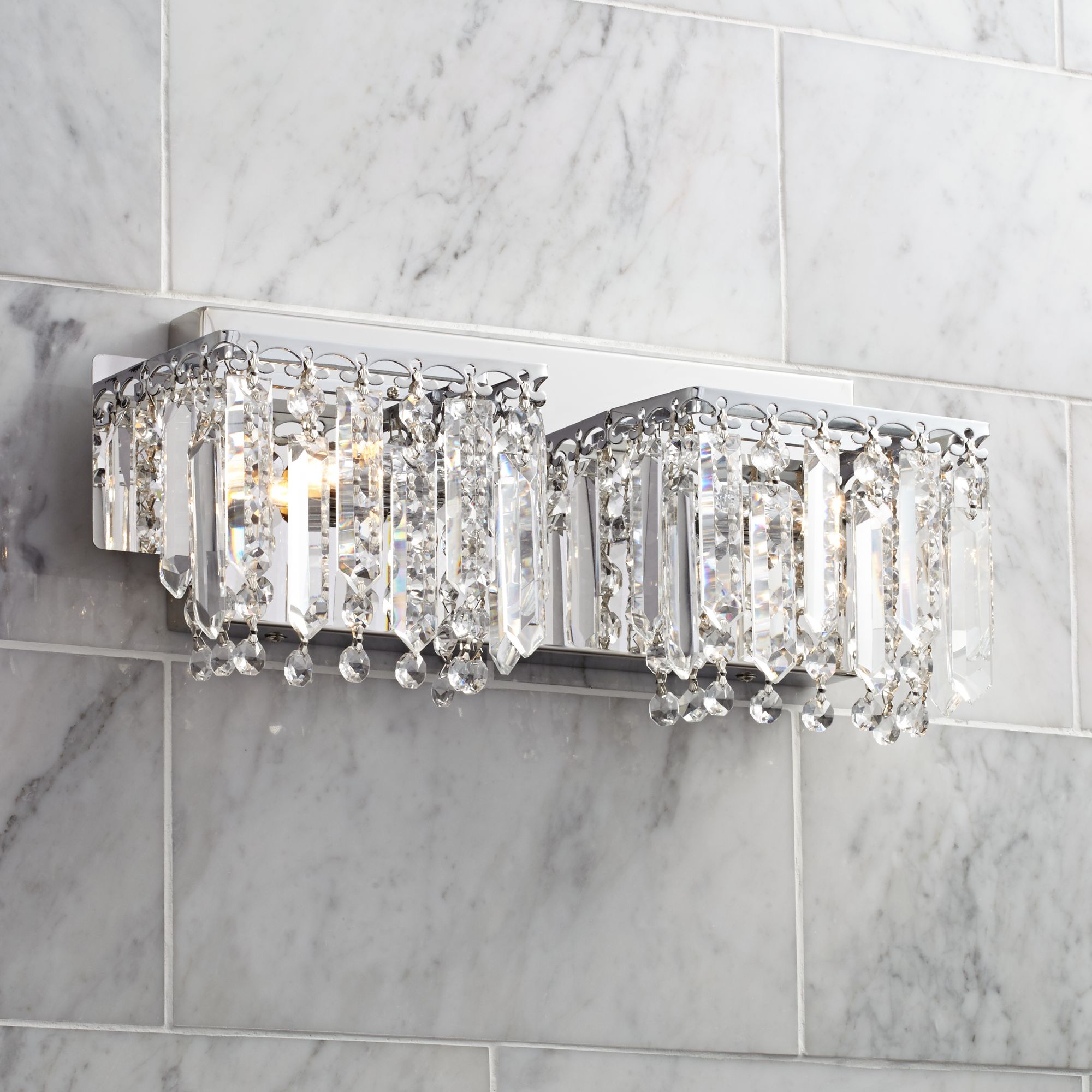 Chrome, Transitional, Bathroom Sconces, Bathroom Lighting Lamps Plus