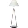U8753 - Tripod Floor Lamp in Copper Bronze with Base