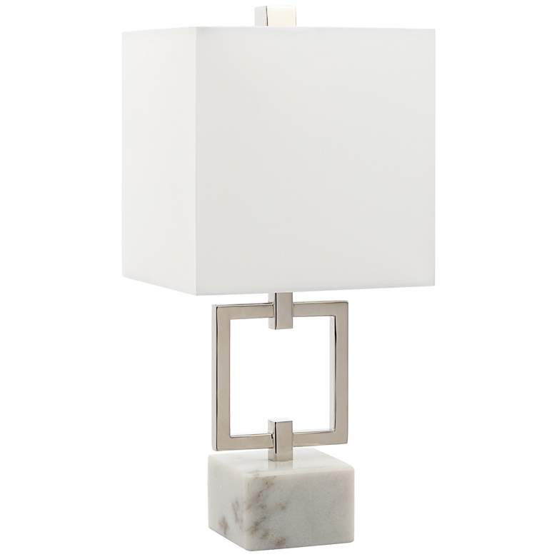 Image 1 Ulfinian Polished Nickel 15 inch High Accent Table Lamp
