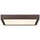 Ulko Exterior 7" Wide Bronze LED Outdoor Ceiling Light