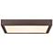 Ulko Exterior 7" Wide Bronze LED Outdoor Ceiling Light