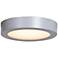 Ulko Exterior 7" Wide Silver LED Outdoor Ceiling Light