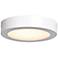 Ulko Exterior 7" Wide White LED Outdoor Ceiling Light