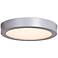 Ulko Exterior 9" Wide Silver LED Outdoor Ceiling Light