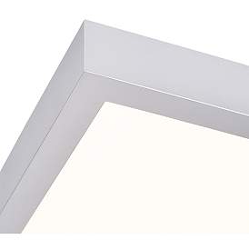 Image5 of Ulko Exterior Square LED Flush Mount - Large - Silver Finish, Acrylic Lens more views